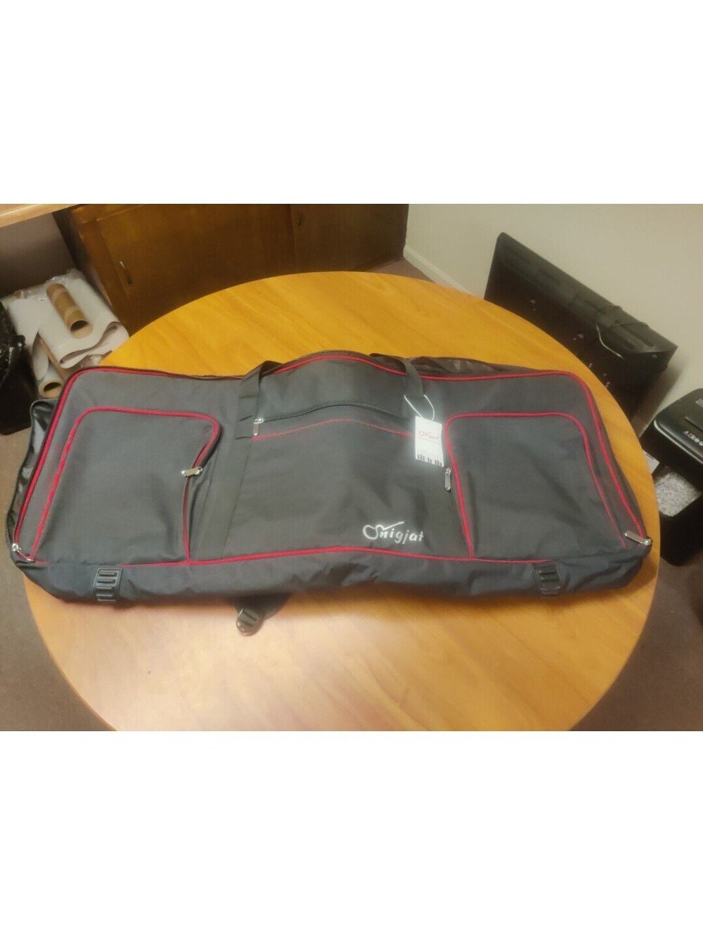 SNIGJAT 61 Key Keyboard Case, Soft Piano Bag with 0.32 inch Cotton, 61 Key Keybo